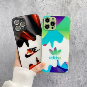 Fashion AD/SWOOSH Painting iPhone Case