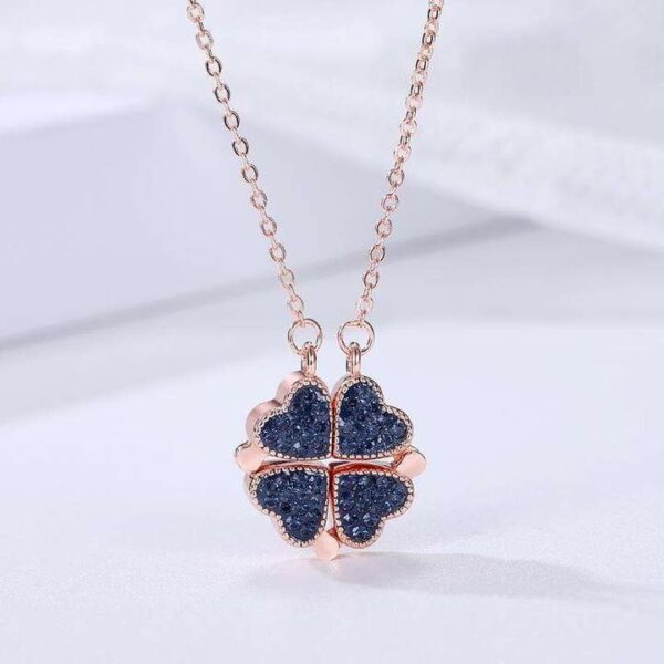 (🔥HOT SALE NOW--50%OFF)Four leaf clover necklace🔥Buy 1 Get 1 Free