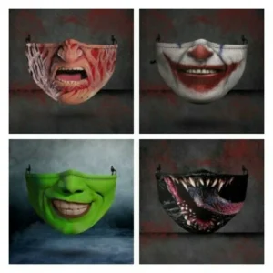 Half Face Scare Masks (BUY 4 GET 20% OFF)