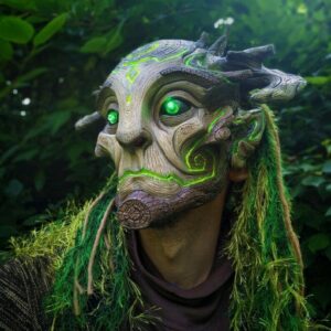 Green Man Forest Spirit Mask Costume Accessories Masks.