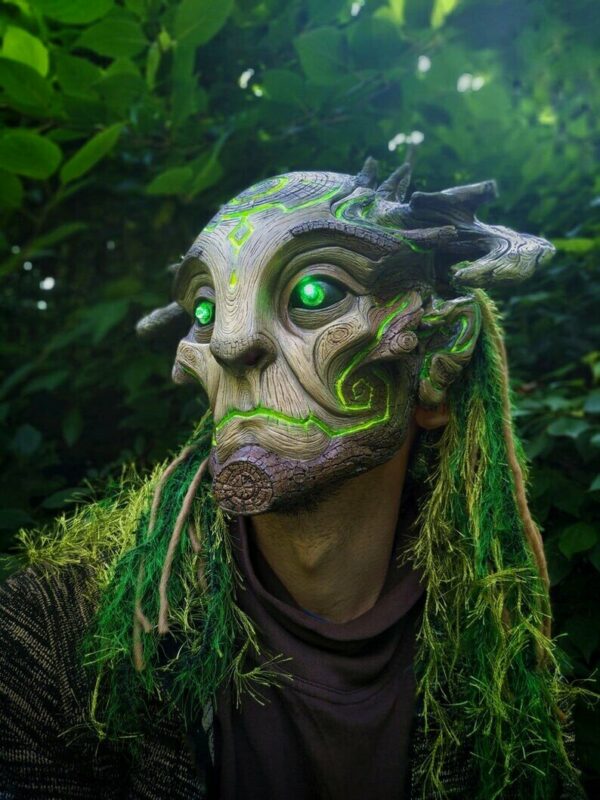 Green Man Forest Spirit Mask Costume Accessories Masks.