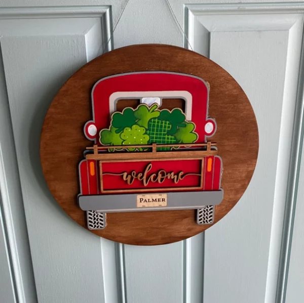 43% OFF Mother's Day Promotion |Interchangeable Vintage Truck Welcome Sign