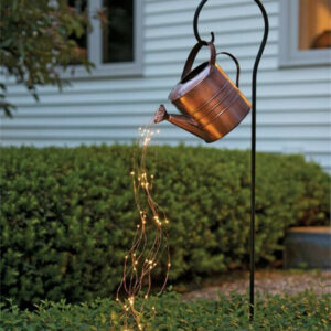 Solar Waterfall Lights Outdoor Garden Decor Yard Romantic Atmosphere