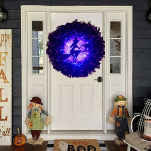 💥Halloween Sale - 50%OFF NOW💥🎃LED Halloween Wreath🎃