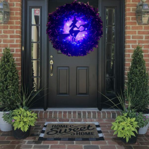 💥Halloween Sale - 50%OFF NOW💥🎃LED Halloween Wreath🎃