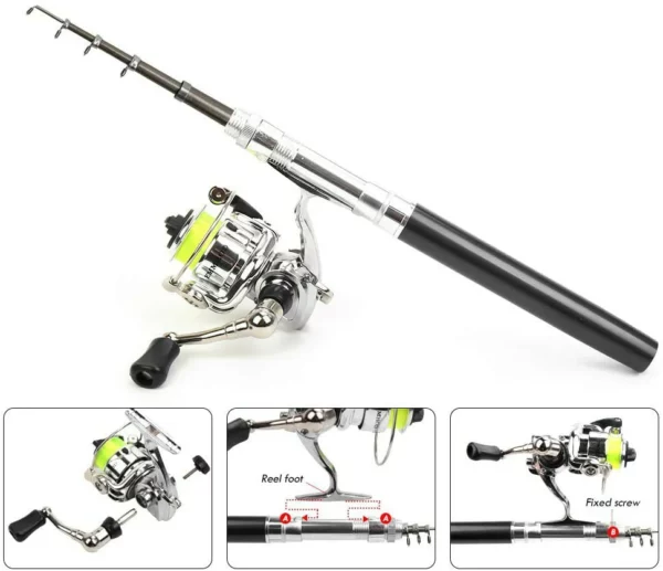 Pocket Fishing Rod Great for your Travel & Next Adventure! !