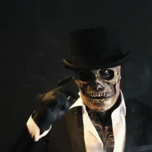 The latest skeleton biochemical mask for 2021-Creative GIF Introduction