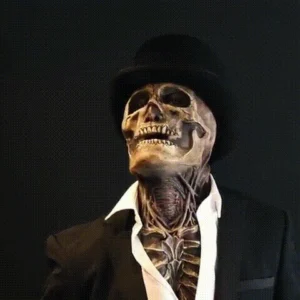 The latest skeleton biochemical mask for 2021-Creative GIF Introduction