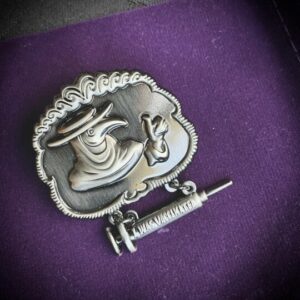 Badge Of Honor Plague Doctor Vaccine Enamel Pin