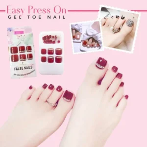 Easy Press On Gel Toe Nail+