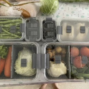 FRESHFOOD™ MULTI-FUNCTIONAL FOOD STORAGE CONTAINER