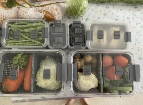 FRESHFOOD™ MULTI-FUNCTIONAL FOOD STORAGE CONTAINER