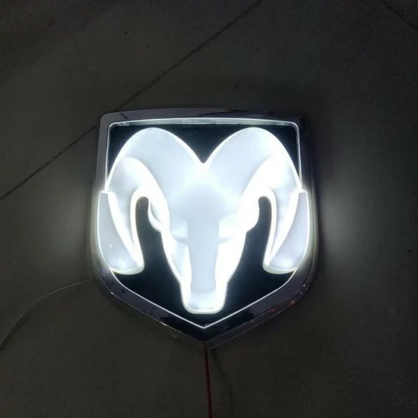 4D Car Logo Badge LED Light