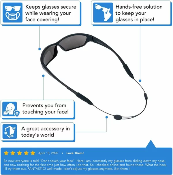 Early Christmas Hot Sale 48% OFF - Adjustable No Tail Eyeglass Strap(BUY 3 GET 1 FREE NOW)