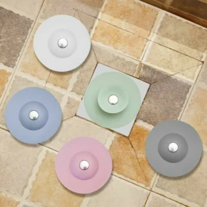 Push type waterproof silicone floor drain