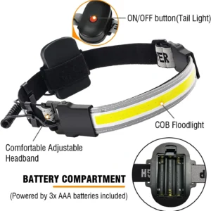 🔥Hot Sale 220° Wide Beam LED Headlamp