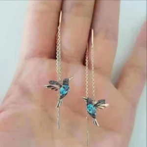 Early Christmas Hot Sale 50% OFF - Ladies Elegant Hummingbird Rhinestone Stud Earrings(Buy 2 get 10% OFF NOW)