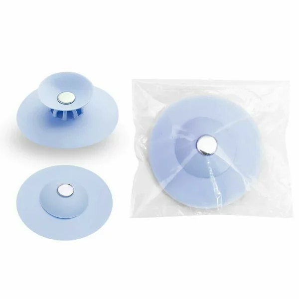 Push type waterproof silicone floor drain