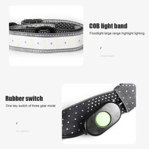 (🔥Hot Summer Sale - 50% OFF) Strip COB Headlamp & BUY 2 Get 1 Free