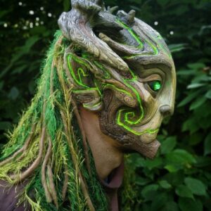 Green Man Forest Spirit Mask Costume Accessories Masks.