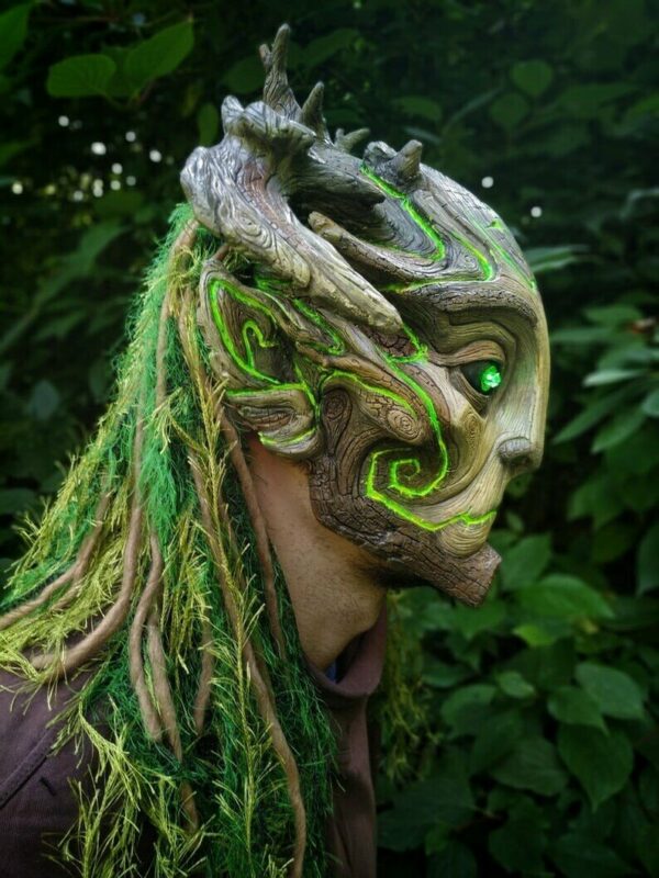 Green Man Forest Spirit Mask Costume Accessories Masks.