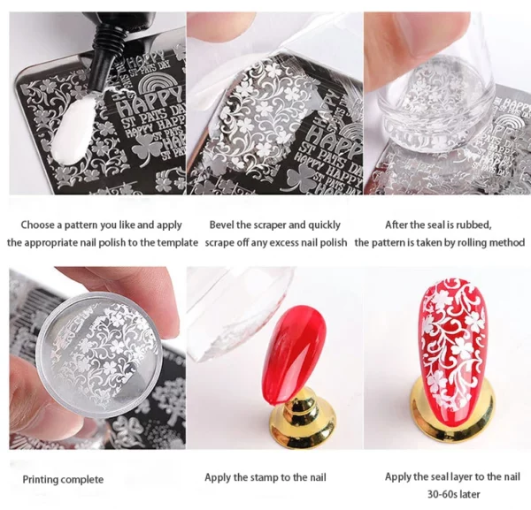 Early Christmas Hot Sale 50% OFF - Silicone Nail Art Stamper(BUY 2 GET 10% OFF NOW)