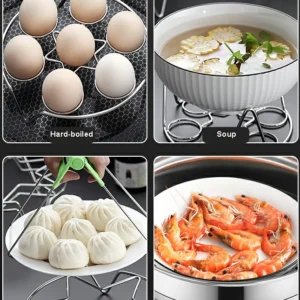 (🔥HOT SALE NOW-48% OFF)Stainless Steel Egg Steamer Rack(BUY 2 GET 1 FREE NOW)