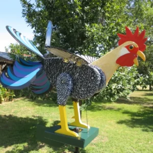 2021 Best Garden Decor💥The live rooster windmills