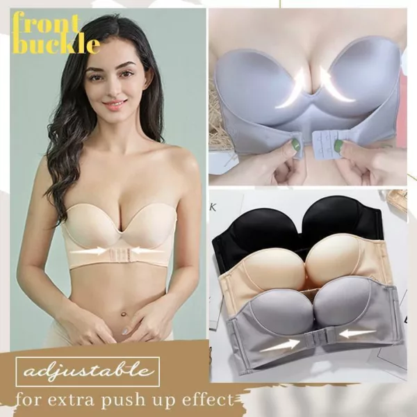 Invisible strapless non-slip sexy no steel ring tube top🎉