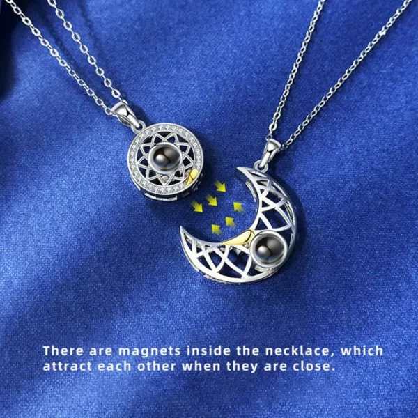 Sun Moon Couple Necklaces - Image 4