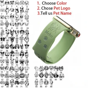 Customized Dog Avatar Apple Watch Band