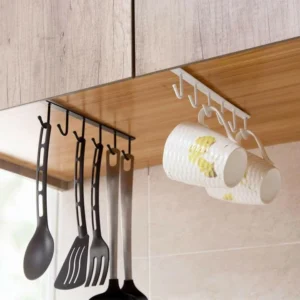 (🔥Summer Hot Sale - 50% OFF) Under-Cabinet Hanger Rack (6 Hooks)