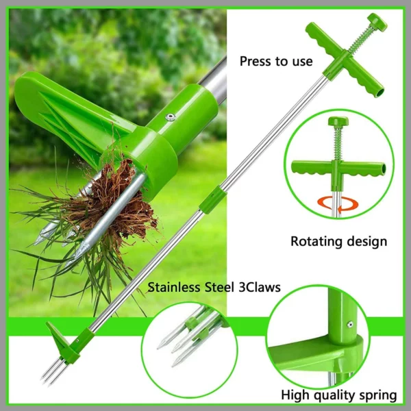 Amazing Tool For Weeding Out Your Garden-Root Remover Tool