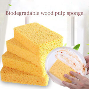 （Swell with water）Biodegradable wood pulp sponge