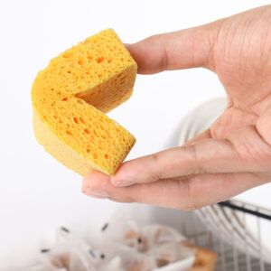 （Swell with water）Biodegradable wood pulp sponge