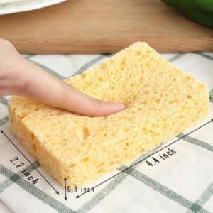 （Swell with water）Biodegradable wood pulp sponge