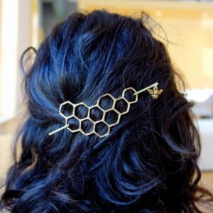 Bee Hair Twist Bun Pin