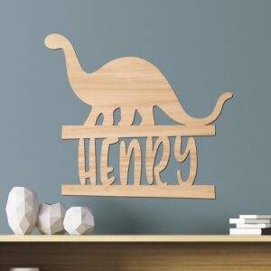 Children's room-wooden comic decoration