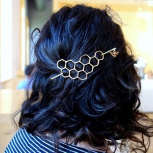 Bee Hair Twist Bun Pin