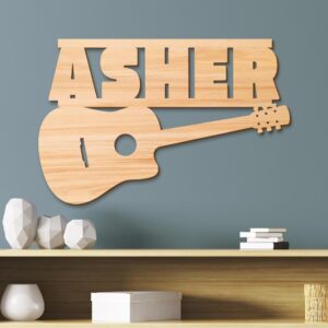 Children's room-wooden comic decoration