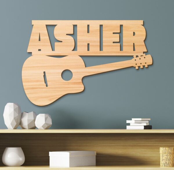 Children's room-wooden comic decoration