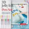 (50% OFF) 3D Glossy Jelly Ink Pen （6Pcs /pack）