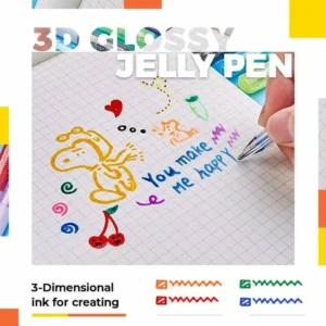 (50% OFF) 3D Glossy Jelly Ink Pen （6Pcs /pack）