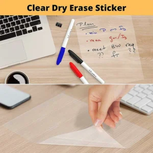 Self-adhesive Rewritable Transparent Film