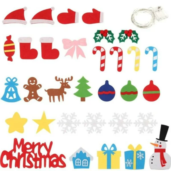 (🎄Early Christmas Promotion--50%OFF)Felt Christmas Tree Set