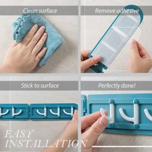 Foldable Nail-Free Corner Hanger Hooks