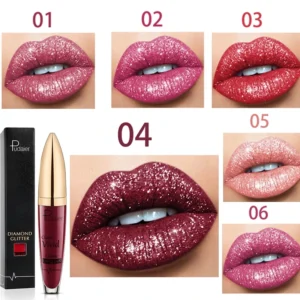 【Buy 2+ Get EXTRA 25% OFF】18 Color Diamond Shiny Long Lasting Lipstick