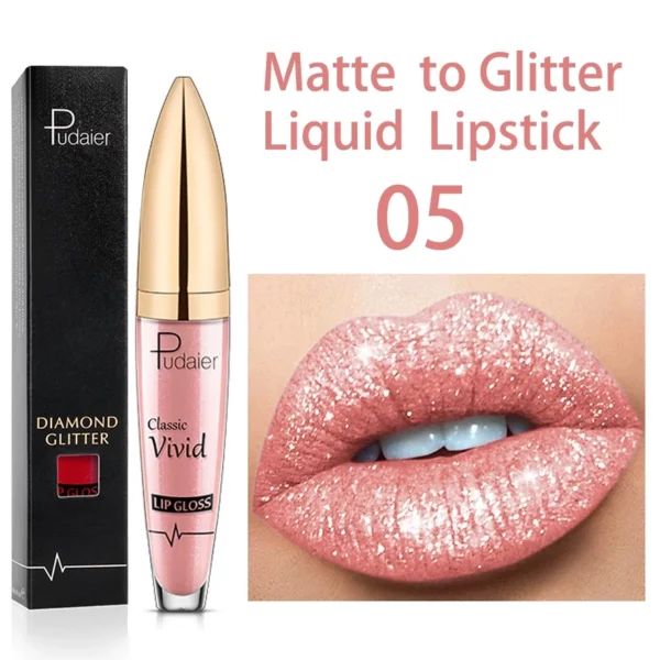 【Buy 2+ Get EXTRA 25% OFF】18 Color Diamond Shiny Long Lasting Lipstick