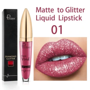 【Buy 2+ Get EXTRA 25% OFF】18 Color Diamond Shiny Long Lasting Lipstick