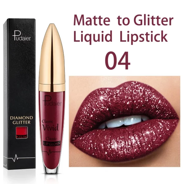 【Buy 2+ Get EXTRA 25% OFF】18 Color Diamond Shiny Long Lasting Lipstick